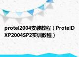 protel2004安装教程（ProtelDXP2004SP2实训教程）