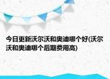 今日更新沃尔沃和奥迪哪个好(沃尔沃和奥迪哪个后期费用高)