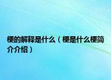 梗的解释是什么（梗是什么梗简介介绍）