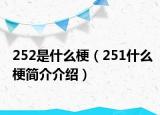 252是什么梗（251什么梗简介介绍）