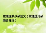 玫瑰送多少朵含义（玫瑰送几朵简介介绍）