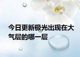 今日更新极光出现在大气层的哪一层