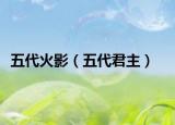 五代火影（五代君主）