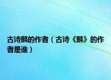 古诗鹅的作者（古诗《鹅》的作者是谁）
