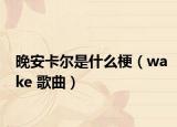 晚安卡尔是什么梗（wake 歌曲）