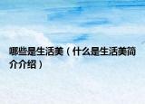 哪些是生活美（什么是生活美简介介绍）