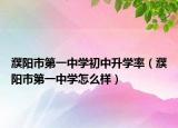 濮阳市第一中学初中升学率（濮阳市第一中学怎么样）
