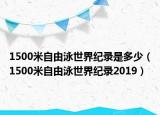 1500米自由泳世界纪录是多少（1500米自由泳世界纪录2019）