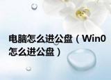 电脑怎么进公盘（Win0怎么进公盘）