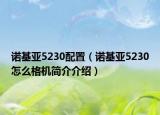 诺基亚5230配置（诺基亚5230怎么格机简介介绍）