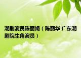 潮剧演员陈丽娟（陈丽华 广东潮剧院生角演员）
