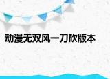 动漫无双风一刀砍版本