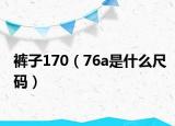 裤子170（76a是什么尺码）