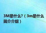 3M是什么?（3m是什么简介介绍）