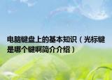 电脑键盘上的基本知识（光标键是哪个键啊简介介绍）