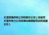 天津滨海供电公司检修分公司（刘慧芳 天津市电力公司滨海运维部配电运检室副主任）