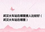 武汉火车站在哪里接人比较好（武汉火车站在哪里）