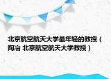 北京航空航天大学最年轻的教授（陶冶 北京航空航天大学教授）
