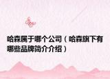 哈森属于哪个公司（哈森旗下有哪些品牌简介介绍）