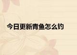 今日更新青鱼怎么钓