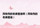周俊伟的老婆是谁啊（周俊伟的老婆是谁）