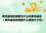 乘风破浪的姐姐为什么叫乘风破浪（乘风破浪的姐姐什么梗简介介绍）
