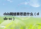 dsb网络意思是什么（dsb-sc）