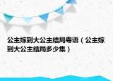 公主嫁到大公主结局粤语（公主嫁到大公主结局多少集）