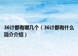 36计都有哪几个（36计都有什么简介介绍）