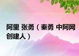阿里 张勇（秦勇 中阿网创建人）