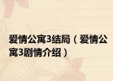 爱情公寓3结局（爱情公寓3剧情介绍）