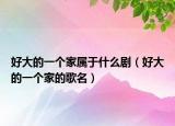 好大的一个家属于什么剧（好大的一个家的歌名）