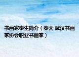 书画家秦生简介（秦天 武汉书画家协会职业书画家）