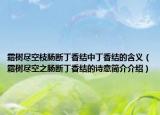 霜树尽空枝肠断丁香结中丁香结的含义（霜树尽空之肠断丁香结的诗意简介介绍）