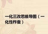一化三改思维导图（一化性柞蚕）