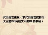 沢田纲吉主受（求沢田纲吉或初代大空的BG完结文不要BL发书名）