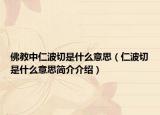 佛教中仁波切是什么意思（仁波切是什么意思简介介绍）