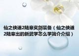 仙之侠道2陆章奕剑装备（仙之侠道2陆章出的新武学怎么学简介介绍）