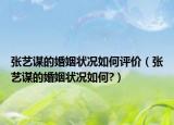 张艺谋的婚姻状况如何评价（张艺谋的婚姻状况如何?）