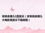 爸爸去哪儿1百度云（求爸爸去哪儿大电影百度云下载链接）