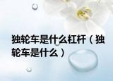 独轮车是什么杠杆（独轮车是什么）