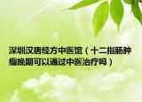深圳汉唐经方中医馆（十二指肠肿瘤晚期可以通过中医治疗吗）