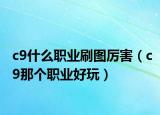 c9什么职业刷图厉害（c9那个职业好玩）