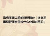 洛克王国以前的绿野擂台（洛克王国绿野擂台是按什么分配对手的）