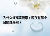为什么红高粱停播（现在有那个台播红高粱）