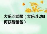大乐斗武器（大乐斗2如何获得装备）
