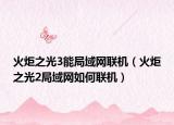 火炬之光3能局域网联机（火炬之光2局域网如何联机）