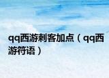 qq西游刺客加点（qq西游符语）