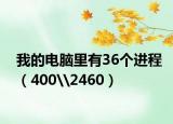 我的电脑里有36个进程（400\2460）