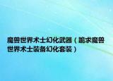 魔兽世界术士幻化武器（跪求魔兽世界术士装备幻化套装）